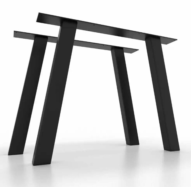 Gambe piedi in ferro per tavolo industrial