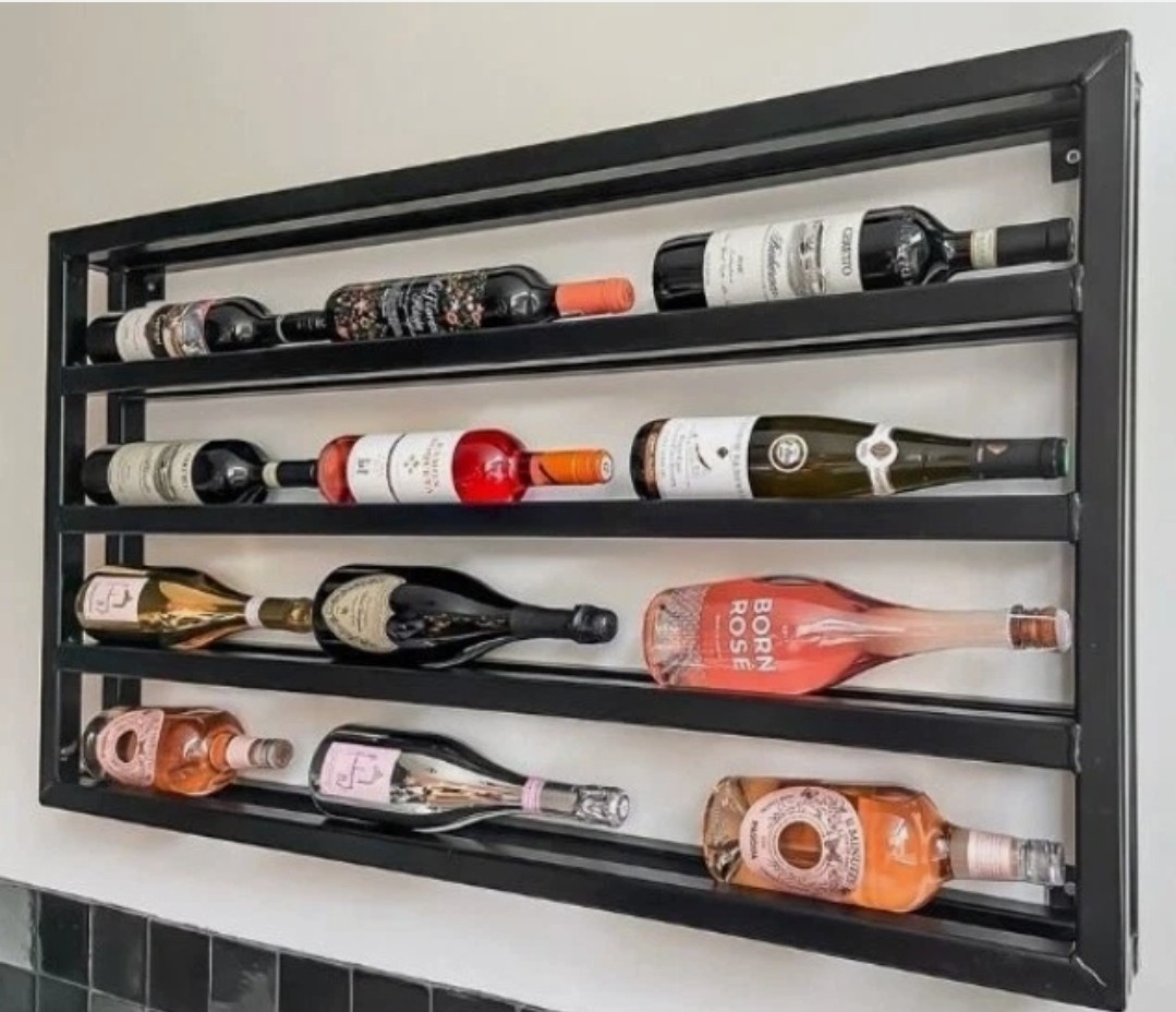 Portabottiglie espositore cantinetta in ferro